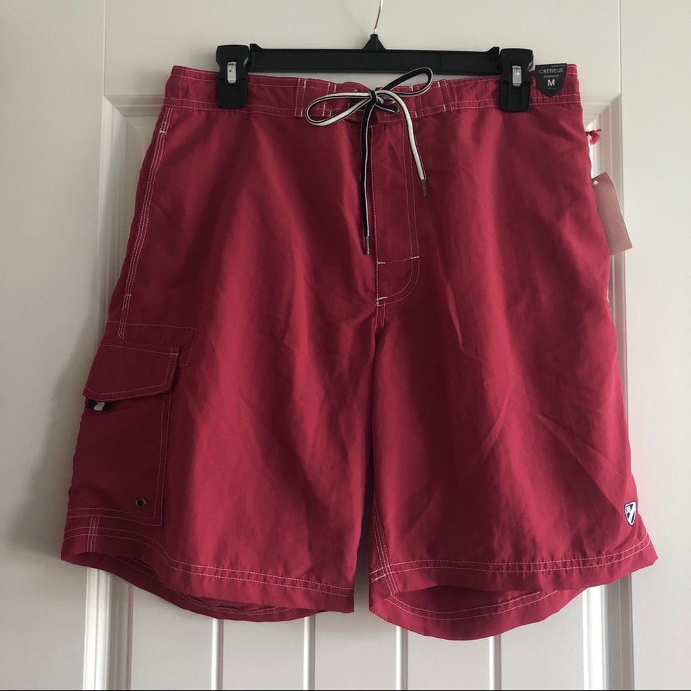 Maroon Swim Trunks Cremieux